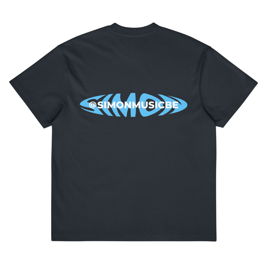 SIMÒN navy t-shirt back